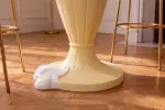Barový stolek ICE CREAM 90 CM červený/bílý