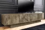Televizní stolek ART DECO II GREY 200 CM masiv mango