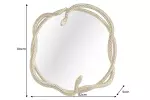 Nástěnné zrcadlo SNAKE XL 85 CM zlatá