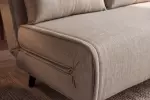 Rozkládací pohovka SMART MULTIFUNCTION 140 CM šampaňská samet Rozkládací pohovka SMART MULTIFUNCTION 140 CM šampaňská samet