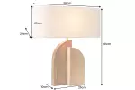 Stolní lampa LOVERS 60 CM masiv saman/colin bouclé