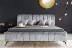 Postel AMSTERDAM 160x200 CM šedá samet