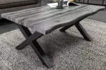 Konferenční stolek WILD 90 CM vzhled šedý divoký dub
