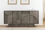 Komoda ART DECO GREY 170 CM masiv mango