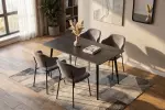 Jídelní stůl MILANO II ANTRACIT 120 CM keramika