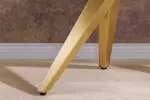 Konzolový stolek ART LIVING 140 CM bílá/zlatá mramor
