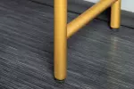 Vysoká komoda LION 140 CM černá masiv mango