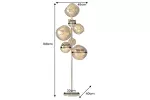 Stojací lampa LIQUID DIAMOND 170 CM zlatá