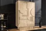 Barová skříň ART DECO WHITE 140 CM masiv mango