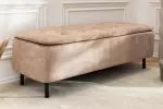Pokojová lavice s ÚP EN VOQUE 120 CM béžová samet