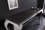 Konzolový stolek MODERN BAROCCO 140 CM chrom slinutý kámen