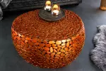 Konferenční stolek STONE MOSAIC 72 CM měděný