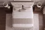 Postel s ÚP ELYSIUM 140x200 CM šampaňská béžová samet Postel s ÚP ELYSIUM 140x200 CM šampaňská béžová samet