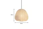 Stropní svítidlo ORGANIC NATURAL 30 CM