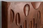 Vysoká komoda DUNE 3D 120 CM ořechově hnědá masiv akácie