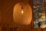 Stropní svítidlo ORGANIC LIVING II 50 CM přírodní bambus