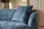 Pohovka ELEMENTAL 180 CM petrolejová samet