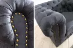 Křeslo CHESTERFIELD antik šedé