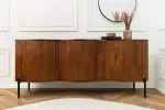 Komoda GRANDEUR 3D 180 CM hnědá masiv mango