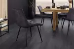 2SET jídelní židle ROADSTAR tmavě šedá/černá samet 2SET jídelní židle ROADSTAR tmavě šedá/černá samet