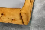 Postel CHESTERFIELD LUX 180x200 CM tmavě žlutá samet