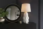 Stolní lampa ELEGANCIA 65 CM bílá keramika