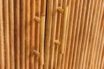 Komoda TRES CHIC 105 CM bílá/přírodní mramor/masiv mango