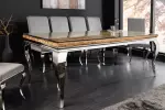 Jídelní stůl MODERN BAROCCO BARRACUDA 200 CM chrom
