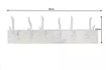 Věšák DEER 50 CM zlatá
