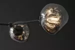 Stropní svítidlo LIQUID DIAMOND 97 CM kouřová černá