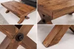 Konferenční stolek GOLIATH 110 CM masiv borovice