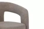 Designová jídelní židle ARCH greige žinylková tkanina Designová jídelní židle ARCH greige žinylková tkanina