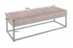 Lavice PETIT BEAUTE 110 CM greige šampaňská colin bouclé