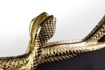 Nástěnné zrcadlo WILDLIFE SNAKE L 50 CM zlatá