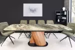 Jídelní stůl ELEMENTS TAUPE BEIGE 180-260 CM keramika rozkládací
