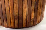 Kulatý jídelní stůl TRES CHIC 140 CM masiv sheesham