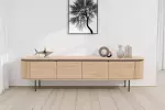 Televizní stolek ATELIER 200 CM dubová dýha