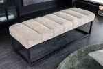 Lavice PETIT BEAUTE 110 CM greige šampaňská colin bouclé