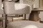 2SET jídelní židle BELFORT taupe béžová/hnědá