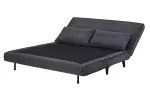 Rozkládací pohovka SMART MULTIFUNCTION 140 CM šedá manšestr