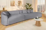 Pohovka ATELIER XXL 330 CM šedá colin bouclé