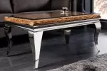 Konferenční stolek MODERN BAROCCO BARRACUDA 100 CM chrom