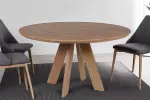 Kulatý jídelní stůl ART WOOD 120 CM masiv mango