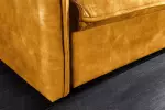 Rozkládací pohovka APARTMENT 3M 215 CM tmavě žlutá samet