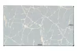 Koberec MARBLE 160x240 CM zelená/zlatá