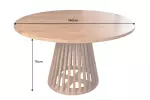Kulatý jídelní stůl MAISON JADE 140 CM masiv akácie