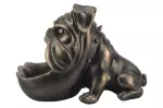 Dekorační mísa BULLDOG 30 CM bronzová