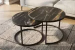 2SET konferenční stolek ELEGANCE AURORA ORO 75 CM keramika 2SET konferenční stolek ELEGANCE AURORA ORO 75 CM keramika