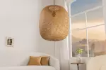 Stropní svítidlo ORGANIC LIVING II 50 CM přírodní bambus