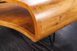 Konferenční stolek SPIN 90 CM masiv akácie honey